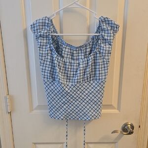 Plaid Women's Top